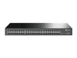 TP-LINK (TL-SG1048) Switch de Montaje en Rack No Administrado Gigabit de 48 Puertos, Caja de Acero