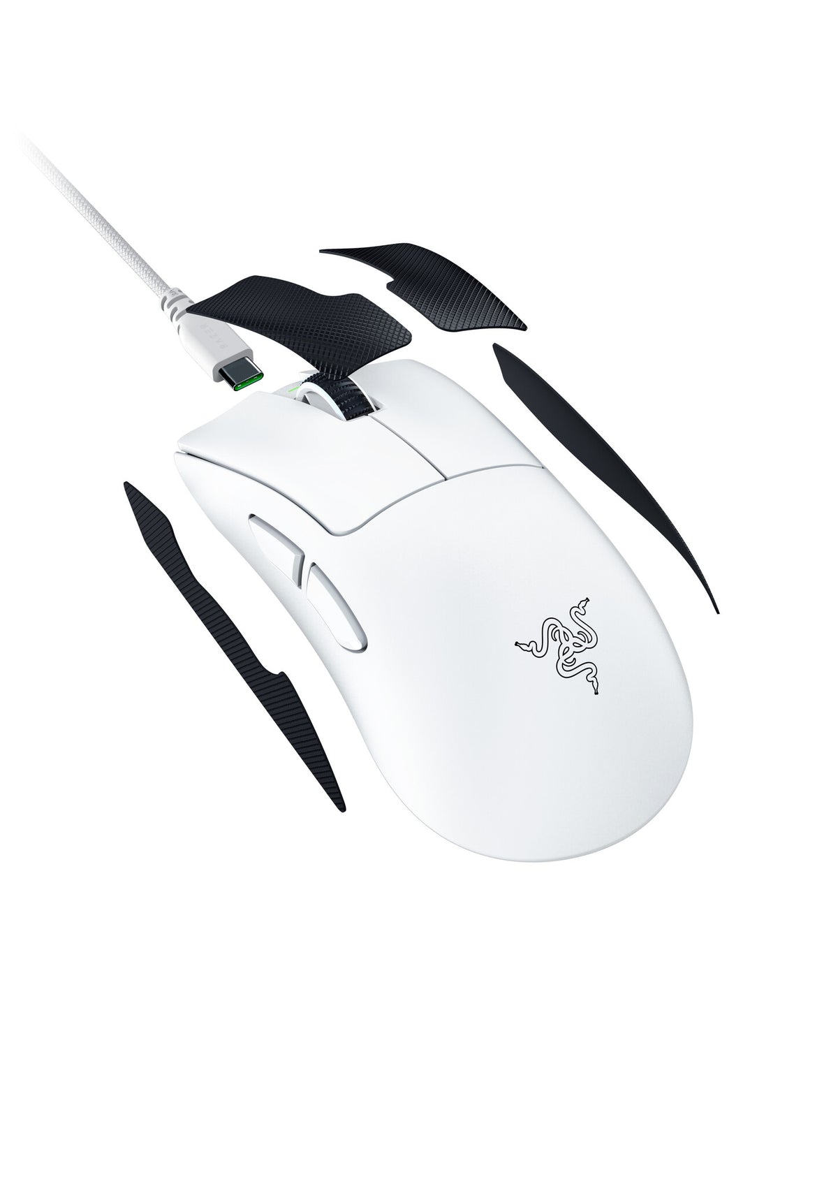 Razer DeathAdder V4 Pro mouse Gaming Right-hand RF Wireless + USB Type-A Optical 45000 DPI