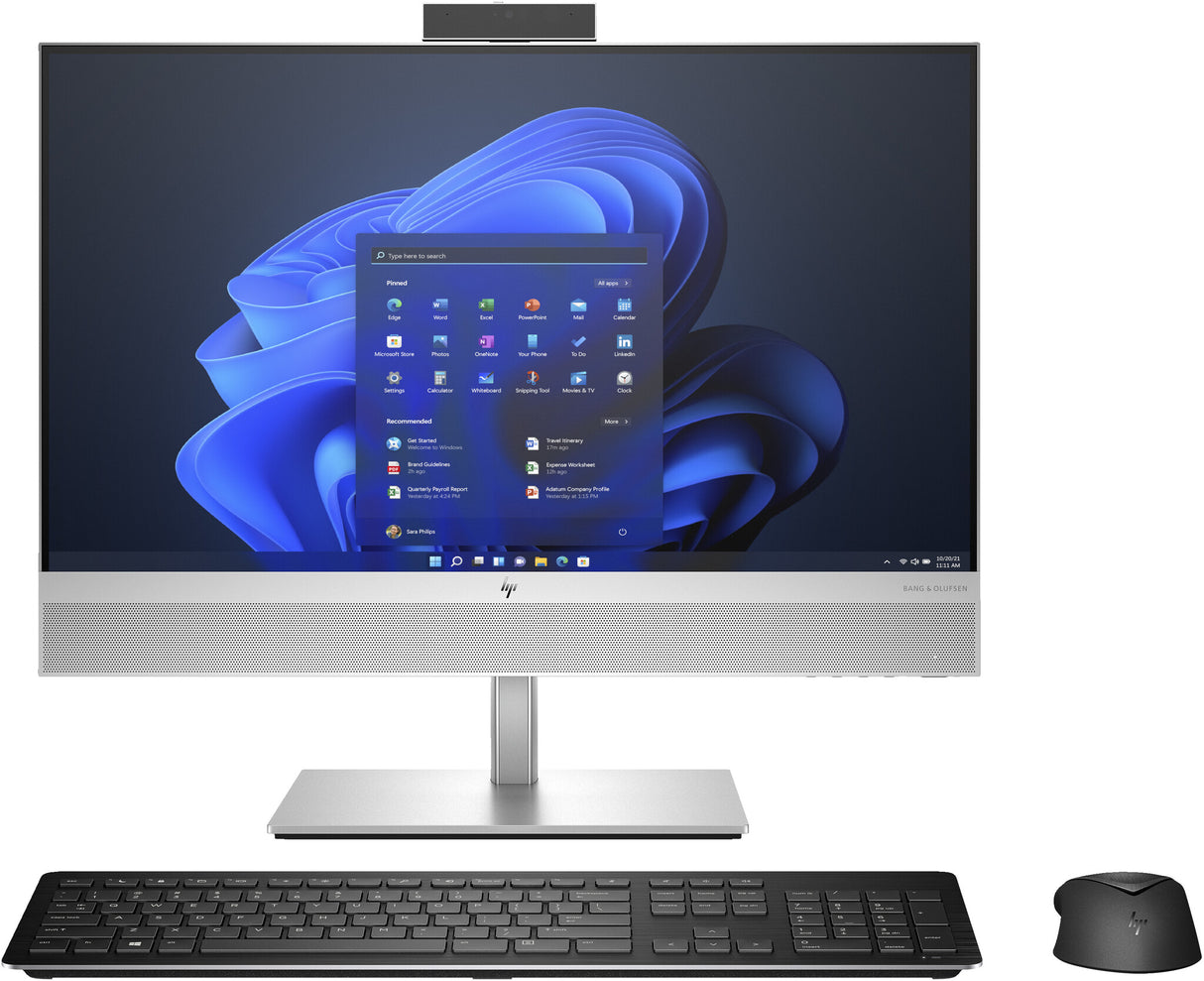 HP EliteOne 840 G9 Intel® Core™ i5 i5-13500 60.5 cm (23.8") 1920 x 1080 pixels All-in-One PC 16 GB DDR5-SDRAM 512 GB SSD Windows 11 Pro Wi-Fi 6E (802.11ax) Silver