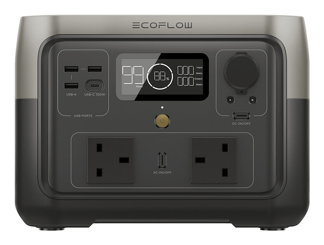 EcoFlow RIVER 2 Max UK portable power station Lithium Iron Phosphate (LiFePO4) 500 W 600 g