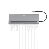 Hama USB-C Docking Station, Connect2Office Pro, 10 Ports
