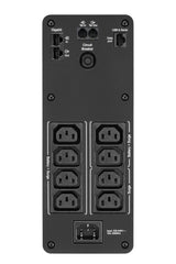 APC Back-UPS Pro, 1200VA/720W, Tower, 230V, 8x IEC C13 outlets, Sine Wave, AVR, USB Type A + C ports, LCD, User Replaceable Battery