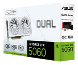 ASUS Dual -RTX5060-O8G-WHITE NVIDIA GeForce RTX 5060 8 GB GDDR7