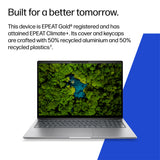 HP E82H1ET laptop Copilot+ PC 35.6 cm (14") WUXGA 16 GB DDR5-SDRAM 512 GB SSD Wi-Fi 7 (802.11be) Windows 11 Pro AI Workstation, AI PC Silver