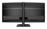 AOC E4 CU34E4CV computer monitor 86.4 cm (34") 3440 x 1440 pixels UltraWide Quad HD LCD Black