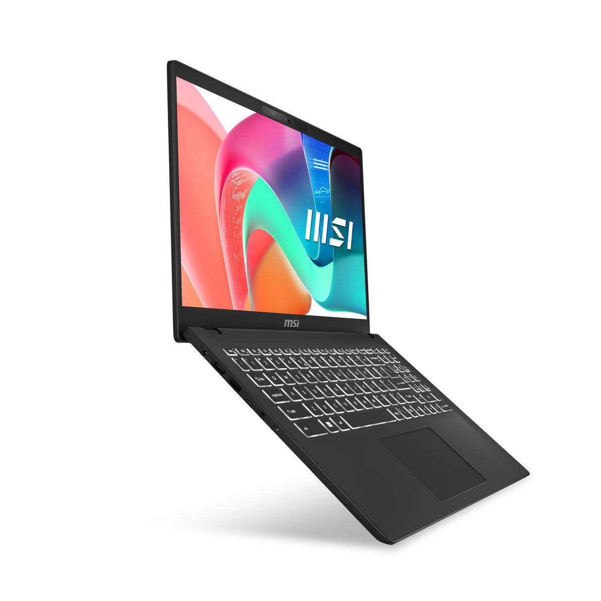 MSI Modern 15 H C2RMG-281UK Intel Core 7 240H Laptop 39.6 cm (15.6") Full HD 16 GB DDR4-SDRAM 512 GB SSD Wi-Fi 6E (802.11ax) Windows 11 Home Black