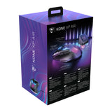 Turtle Beach Kone XP Air Black – Wireless Customizable Ergonomic RGB Gaming Mouse, Bluetooth, 19K DPI Optical Sensor, 100h Battery & Charging Dock, AIMO RGB Lighting, 4D Wheel