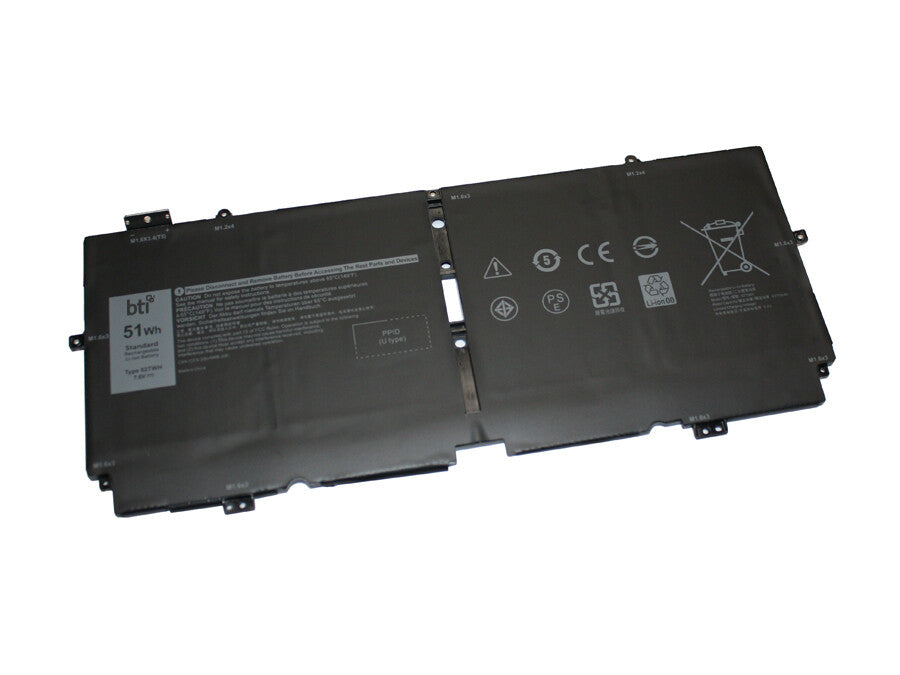 BTI XX3T7 compatible 51Wh 4-cell battery for XPS 13 7390 2in1