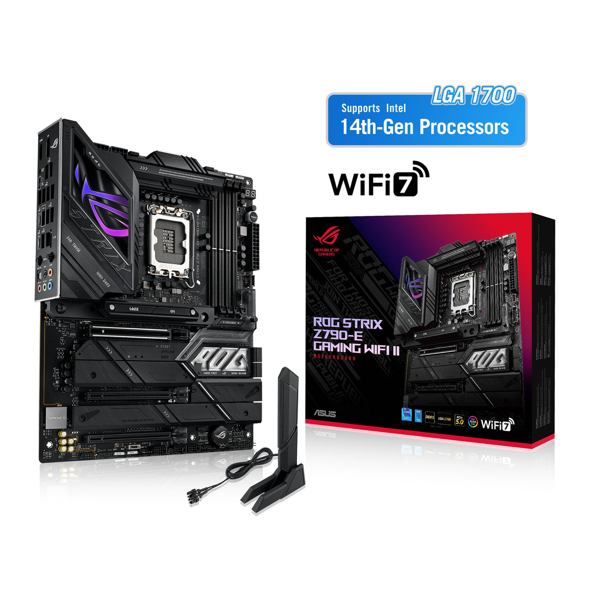 ASUS ROG STRIX Z790-E GAMING WIFI II Intel Z790 LGA 1700 ATX