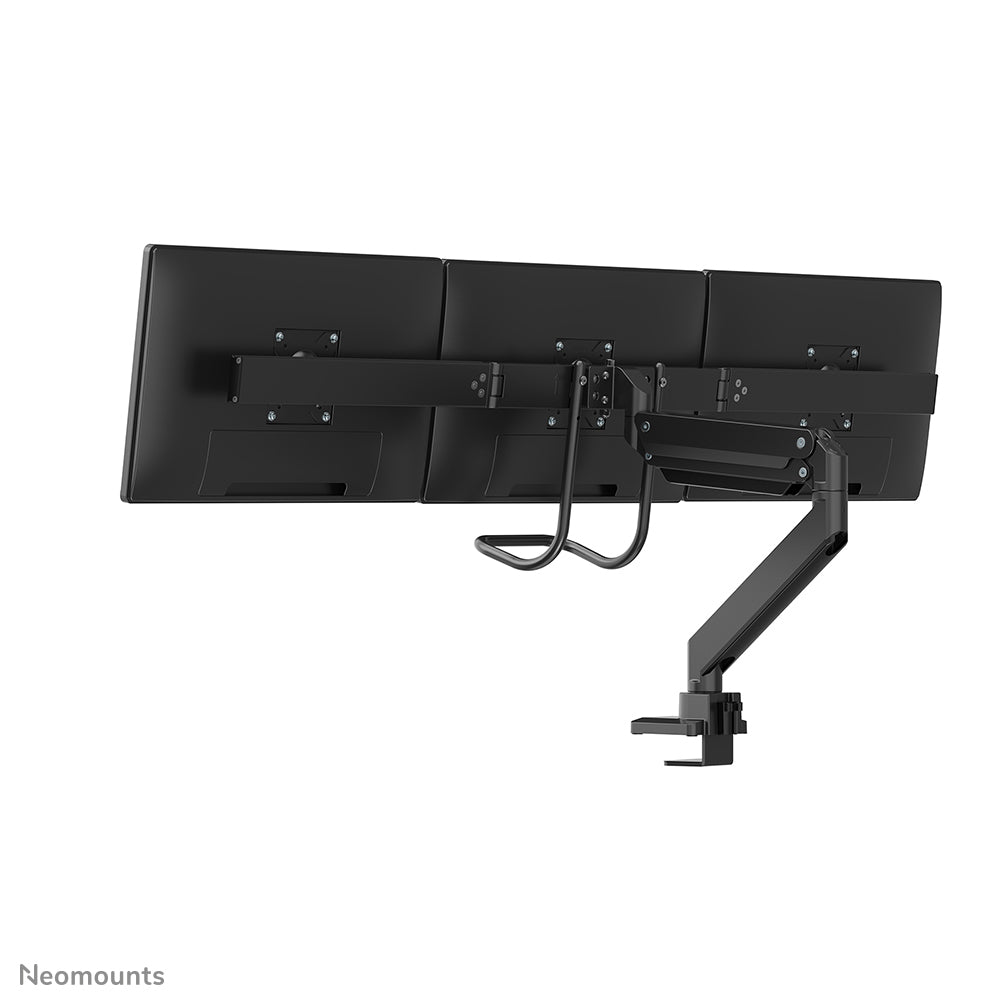 Neomounts NM-D775DX3BLACK Monitor arm 17-27" - gas spring - Topfix - 180°-stop
