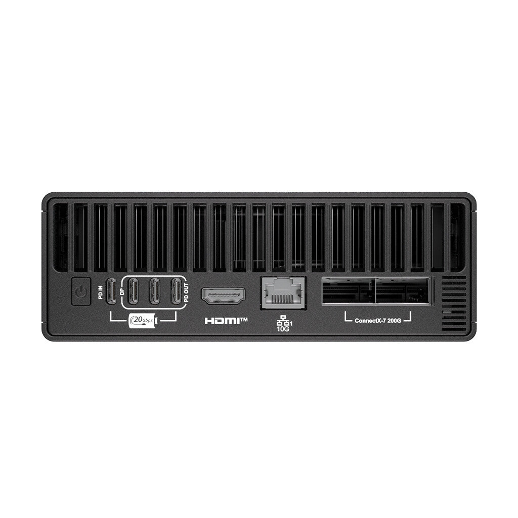 MSI EdgeXpert AI Supercomputer Desktop, NVIDIA DGX Spark GB10 Grace Blackwell Architecture, 128GB LPDDR5 Unify Memory, 4TB SSD, ARM CPU, WiFi 7, BT 5.3, NVIDIA DGX OS - EDGEXPERT NVIDIA DGX GB10 128GB 4TB