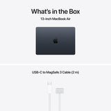 Apple MacBook Air 13-inch : M5 chip with 10‑core CPU and 10‑core GPU, 24GB, 1TB SSD - Midnight