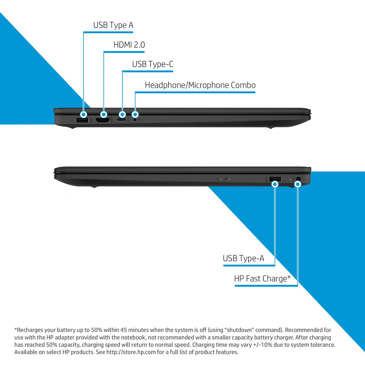 HP 17-cn2020na Intel® Core™ i5 i5-1235U Laptop 43.9 cm (17.3") Full HD 8 GB DDR4-SDRAM 512 GB SSD Wi-Fi 5 (802.11ac) Windows 11 Home Silver