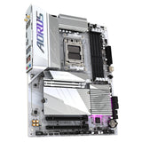 GIGABYTE B650E AORUS ELITE X AX ICE Motherboard - Supports AMD Ryzen 8000 CPUs, 12+2+2 phases VRM, up to 8000MHz DDR5 (OC), 1xPCIe 5.0 M2 + 2xPCIe 4.0 M.2, Wi-Fi 6E, 2.5GbE LAN, USB 3.2 Gen 2