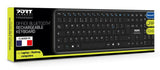 Port Designs 900903-R-UK keyboard Home Bluetooth QWERTY UK English Black