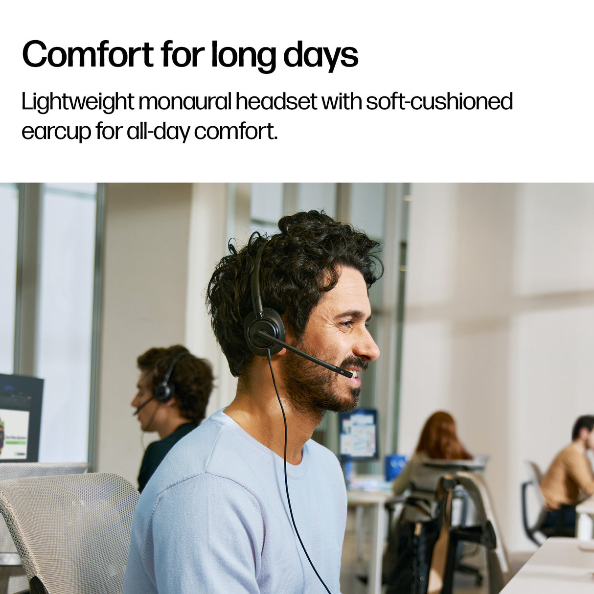 HP Poly Mission 425 Stereo USB Wired Headset Classic (Bulk)