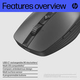 HP 715 Rechargeable Multi-Device Mouse