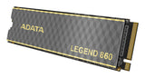 ADATA LEGEND 860 SLEG-860-2000GCS internal solid state drive 2 TB M.2 PCI Express 4.0 NVMe 3D NAND