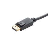 connektgear 1m V1.4 8K DisplayPort Connector Cable - Male to Male Gold Lockable Connectors