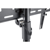 Manhattan Tripod Floor Mount for TV & Monitors, Stand Assembly, For screens: 37" to 65", VESA compatability: all between 200x200 to 600x400mm - check the dimensions of the four mounting holes on back of screen to ensure it fits, Max 35kg, Black, LFD, Brac