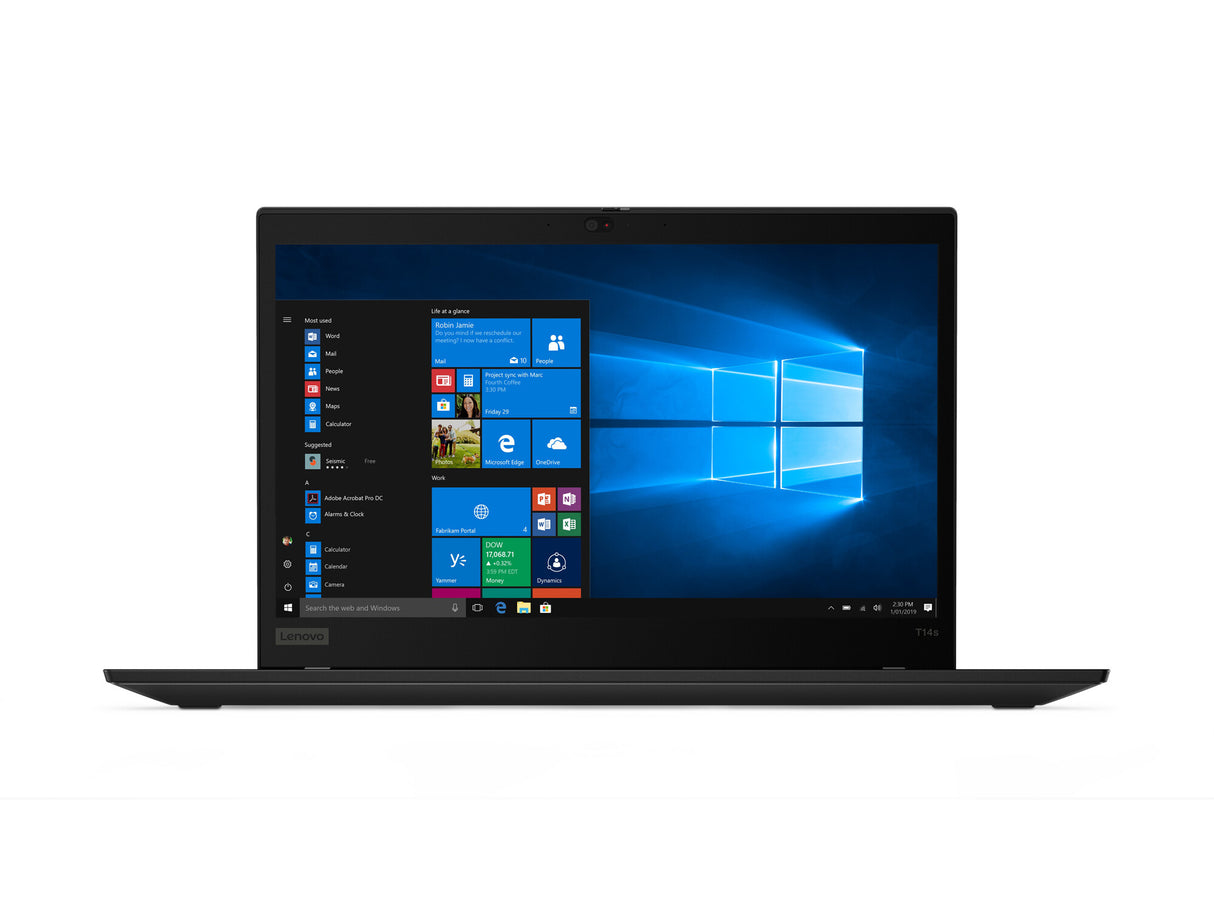 Lenovo ThinkPad T14s Gen 1 (AMD) AMD Ryzen™ 5 PRO 4650U Laptop 35.6 cm (14") Touchscreen Full HD 16 GB DDR4-SDRAM 512 GB SSD Wi-Fi 6 (802.11ax) Windows 10 Pro Black