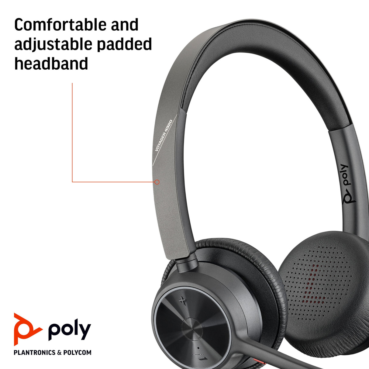 POLY Voyager 4320 USB-C Headset +BT700 dongle