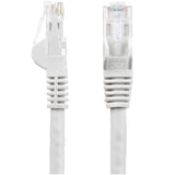 StarTech.com 50ft CAT6 Cable - White CAT6 Ethernet Cable - Gigabit Ethernet Wire - 650MHz 100W PoE RJ45 UTP CAT 6 Network/Patch Cord Snagless - Fluke Tested/Wiring is UL Certified/TIA
