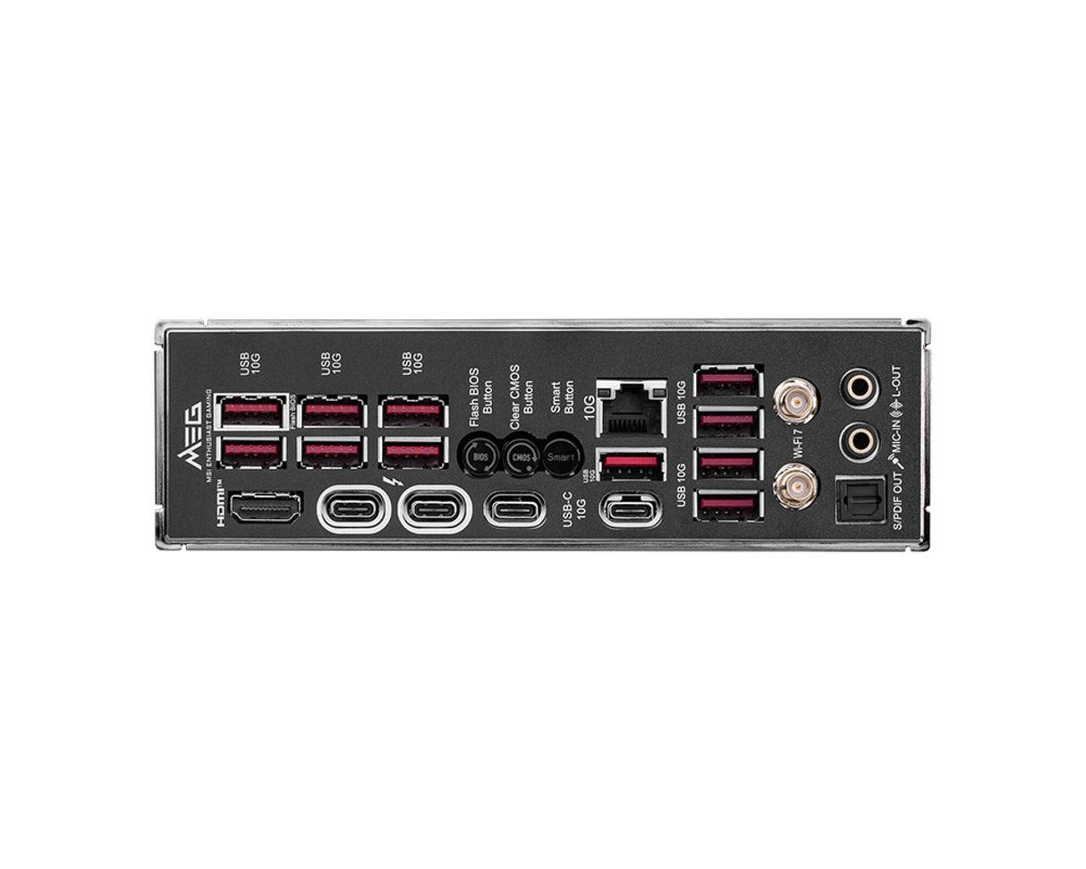 MSI MEG Z890 ACE motherboard Intel Z890 LGA 1851 (Socket V1) ATX