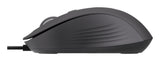 Logitech Signature Wired M520 for Business mouse Office Ambidextrous USB Type-C Optical 4000 DPI