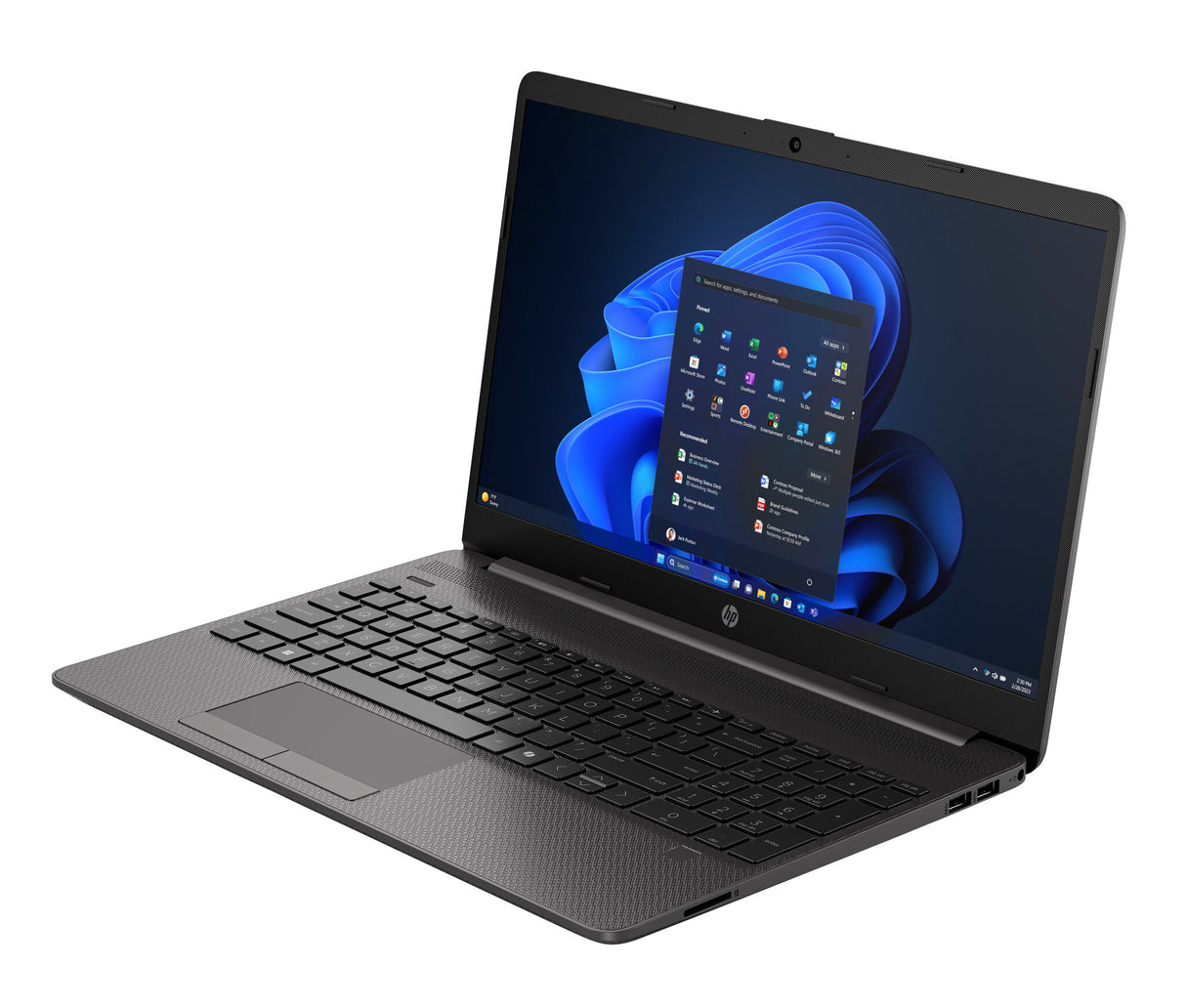 HP 250R G9 Intel Core Ultra 5 120U Laptop 39.6 cm (15.6") Full HD 8 GB DDR4-SDRAM 256 GB SSD Wi-Fi 6 (802.11ax) Windows 11 Home Black