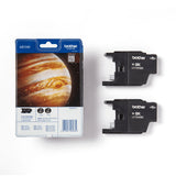 Brother Ink Cartridge Pack: Black x2