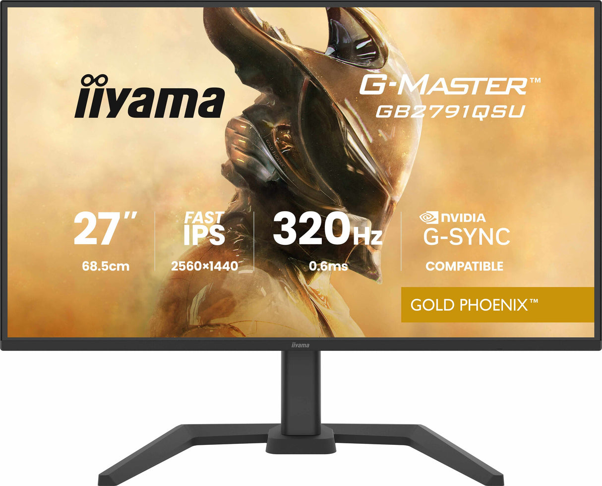 iiyama G-MASTER GB2791QSU-B1 computer monitor 68.6 cm (27") 2560 x 1440 pixels Wide Quad HD Black