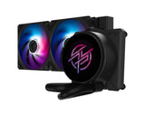 MSI MPG CORELIQUID P22 240 computer cooling system Processor All-in-one liquid cooler 12 cm Black