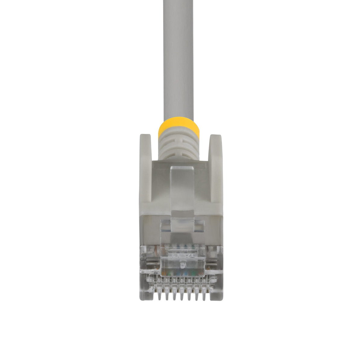 StarTech.com 30cm Gray Ultra Slim Cat6A Ethernet Cable, 10 Pack, Snagless, FTP, Pure Bare Copper Wire, 34AWG Ultra Slim RJ45 Network Patch Cord, Individually Tested