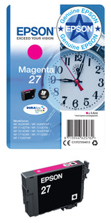 Epson Alarm clock Singlepack Magenta 27XL DURABrite Ultra Ink