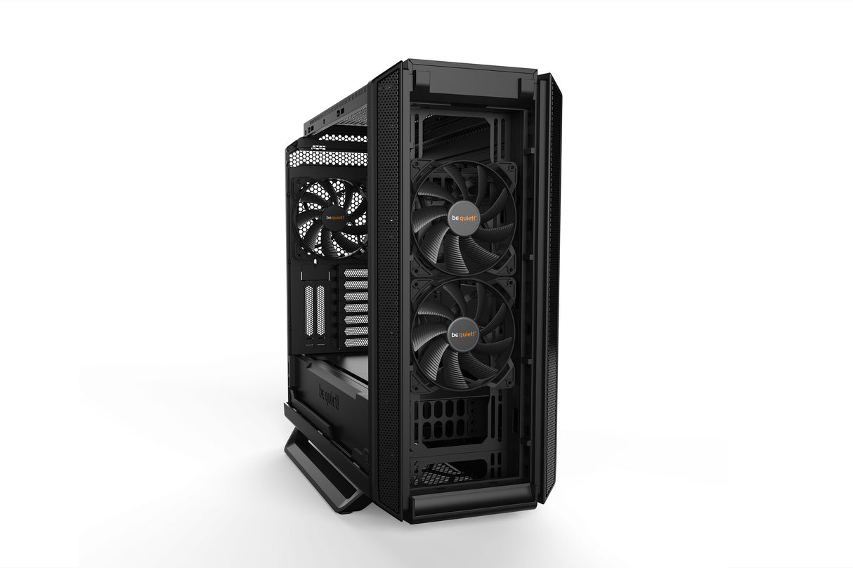 Soyez silencieux! Boîtier de jeu Silent Base 802, E-ATX, 3 x ventilateurs Pure Wings 2, contrôleur de ventilateur, USB-C, dessus et avant interchangeables