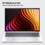 HP EliteBook 8 G2i 16 inch Notebook Next Gen AI PC Wolf Pro Security Edition Intel Core Ultra 7 Laptop 40.6 cm (16") WUXGA 32 GB LPDDR5x-SDRAM 512 GB SSD Wi-Fi 7 (802.11be) Windows 11 Pro Silver