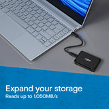 Crucial X9 4 TB USB Type-C 3.2 Gen 2 (3.1 Gen 2) Black