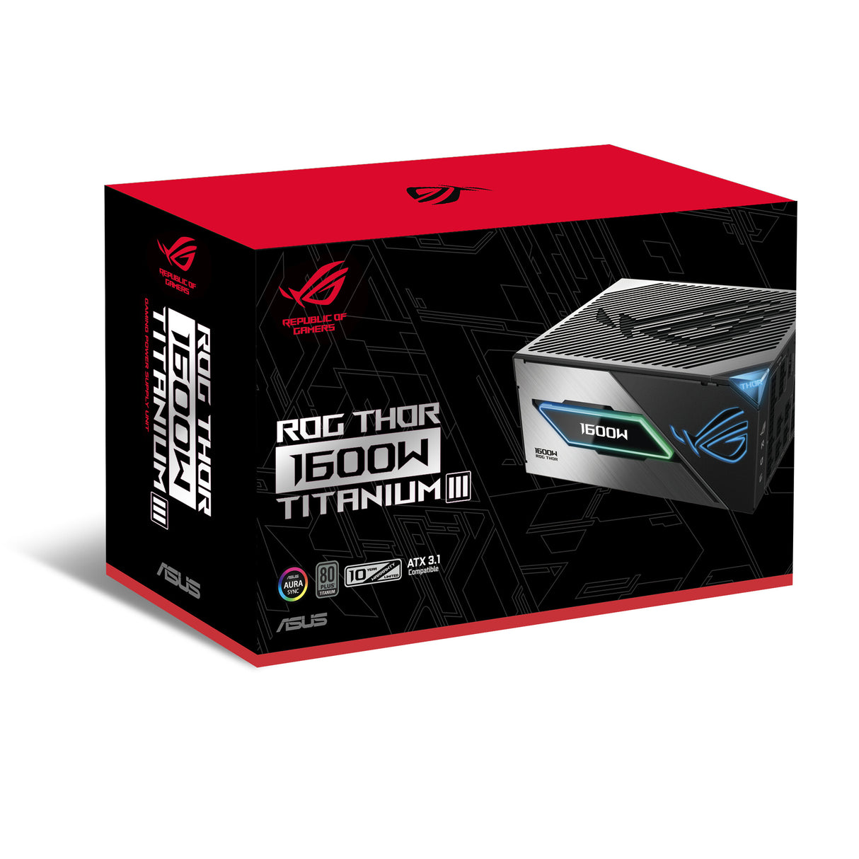 ASUS ROG -THOR-1600T3-GAMING power supply unit 1600 W 20+4 pin ATX ATX Grey