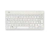 R-Go Tools Ergonomic keyboard R-Go Compact Break, compact keyboard with break software, QWERTY (UK), Bluetooth, white