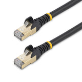 StarTech.com 2m CAT6a Ethernet Cable - 10 Gigabit Shielded Snagless RJ45 100W PoE Patch Cord - 10GbE STP Network Cable w/Strain Relief - Black Fluke Tested/Wiring is UL Certified/TIA