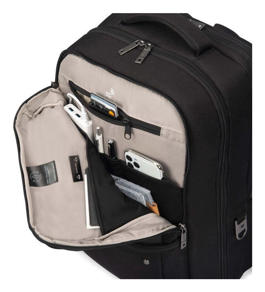 DICOTA D32163-RPET laptop case 43.9 cm (17.3") Briefcase Black