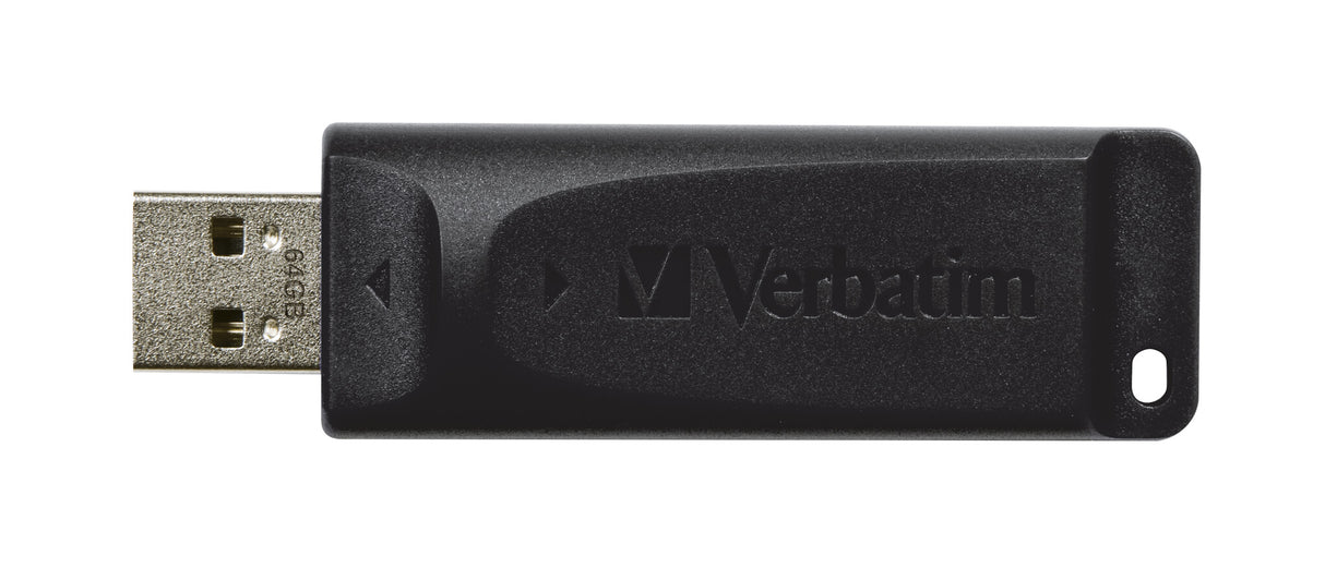 Verbatim Slider - USB Drive 64 GB - Black