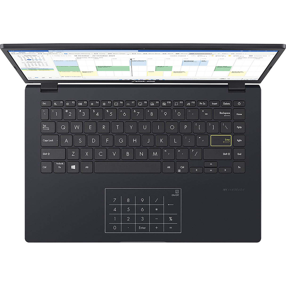 ASUS Vivobook Go 14 E410KA-EK383WS Intel® Celeron® N N4500 Laptop 35.6 cm (14") Full HD 4 GB DDR4-SDRAM 64 GB eMMC Wi-Fi 5 (802.11ac) Windows 11 Home in S mode Blue