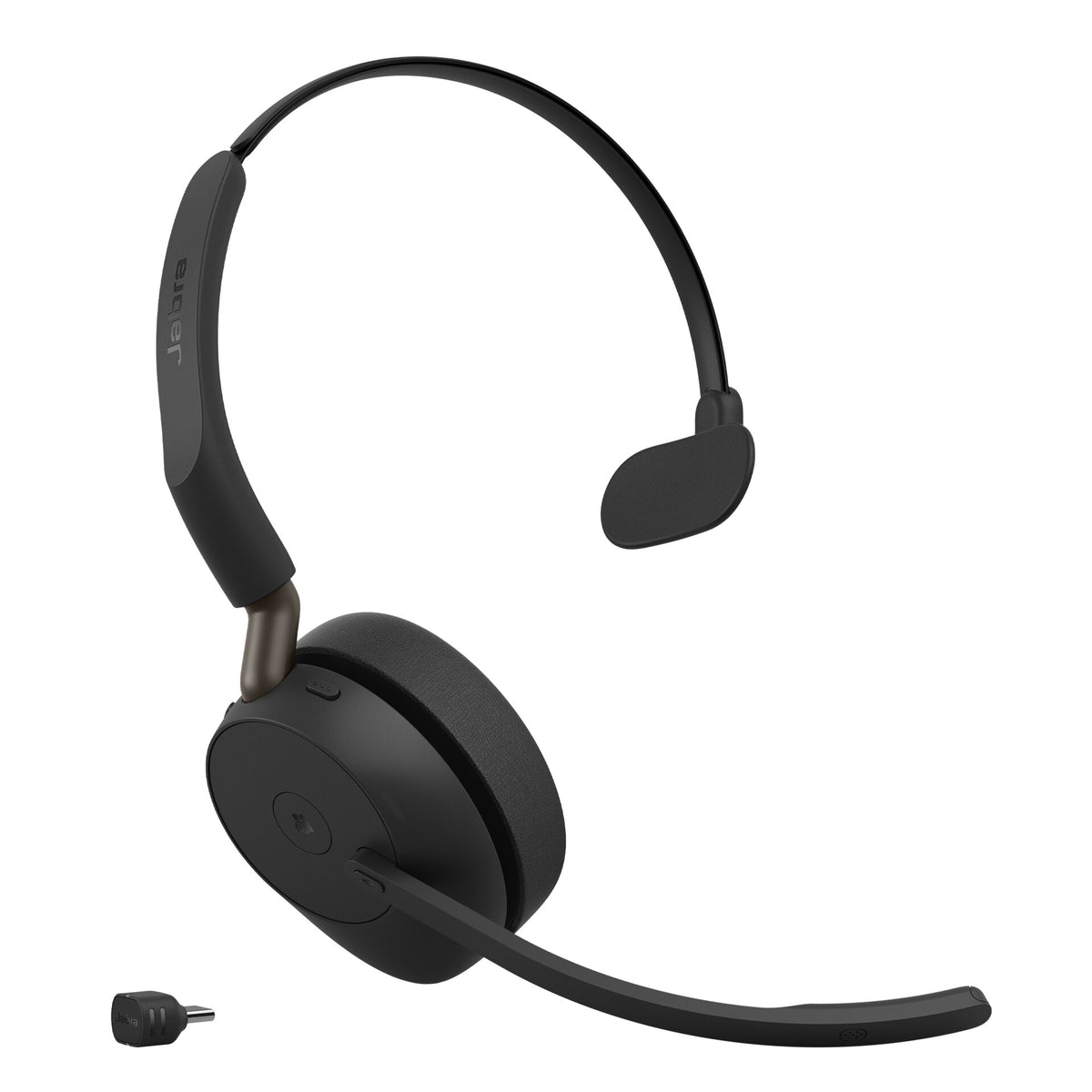 Jabra Evolve3 65 MS - USB-C with Dongle - Mono (Charging Stand)