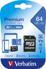 Verbatim Premium 64 GB MicroSDXC Class 10