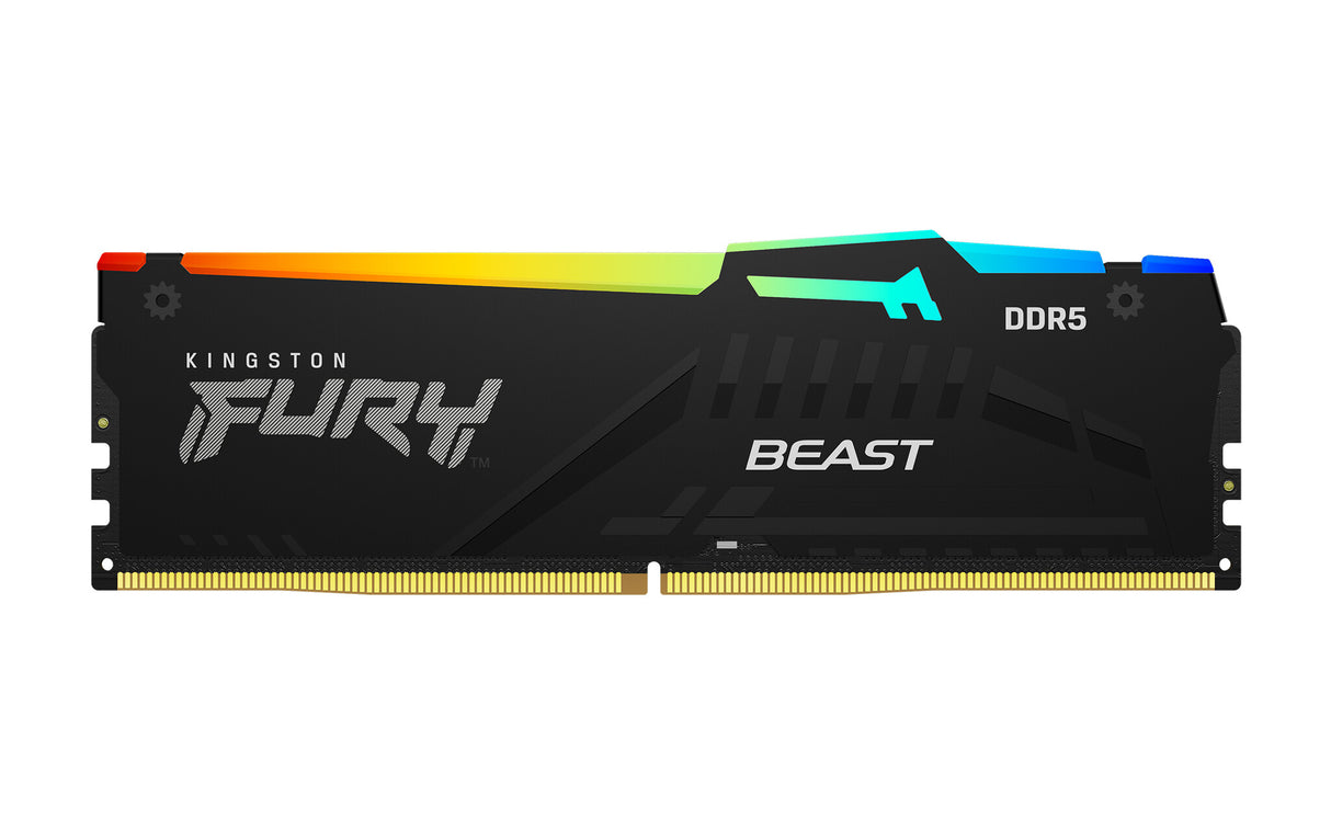 Kingston Technology FURY Beast 16GB 6000MT/s DDR5 CL40 DIMM (Kit of 2) RGB