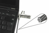 DICOTA D30887 cable lock Black, Stainless steel 2 m
