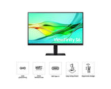 Samsung LS27D600UAU computer monitor 68.6 cm (27") 2560 x 1440 pixels Quad HD Black