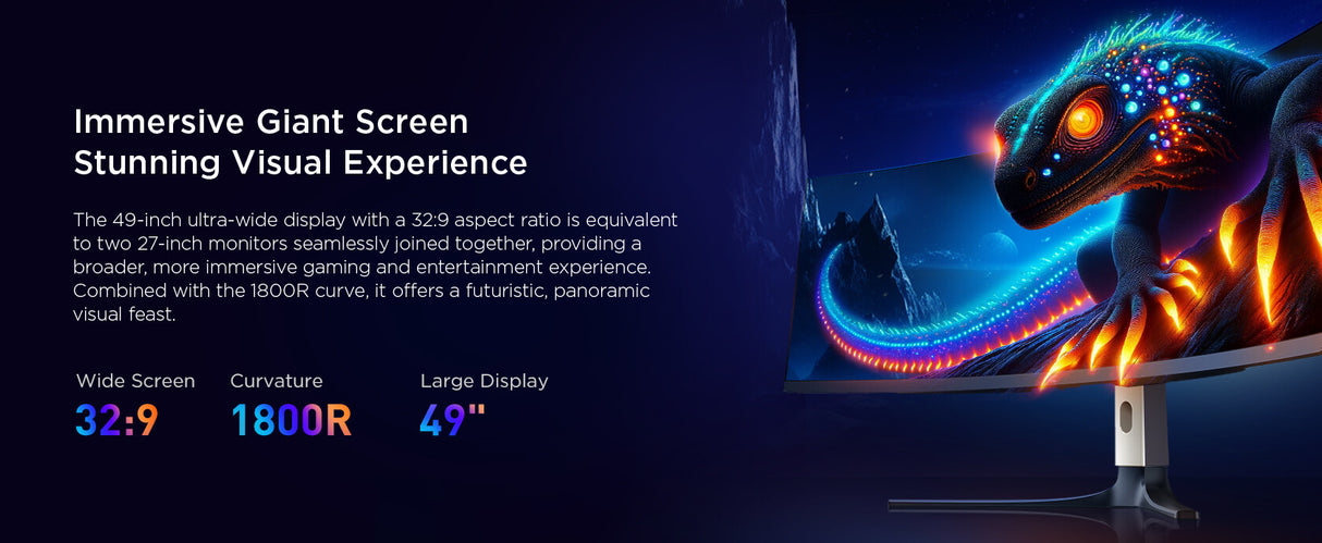 Koorui S4941XO computer monitor 124.5 cm (49") 5120 x 1440 pixels WUHD